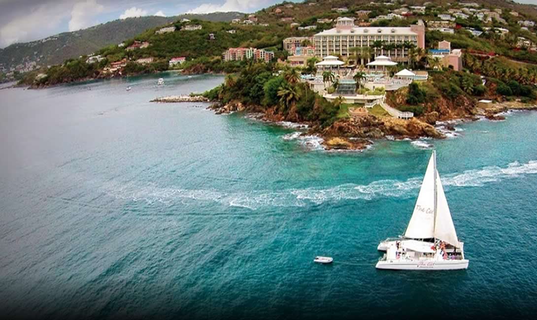 Catamaran Sailing Snorkeling Frenchmen's Reef St. Thomas USVI